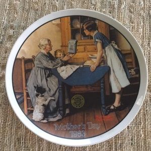 Collector VTG PLATE - BRADFORD EXCHANGE Norman Rockwell Plate